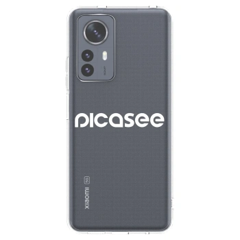 Picasee silikonska prozirna maskica za Xiaomi 12 Pro - Picasee - new logo - white