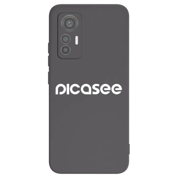 Picasee crna silikonska maskica za Xiaomi 12 Lite - Picasee - new logo - white