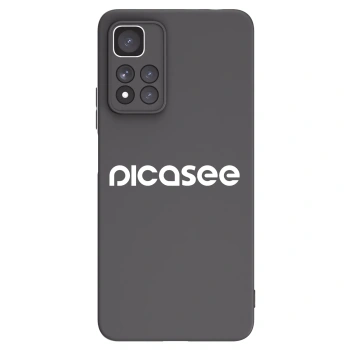 Picasee crna silikonska maskica za Xiaomi Redmi Note 11 Pro+ 5G - Picasee - new logo - white