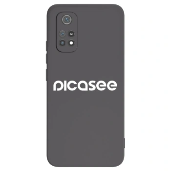 Picasee crna silikonska maskica za Xiaomi Poco M4 Pro - Picasee - new logo - white