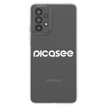 Picasee silikonska prozirna maskica za Samsung Galaxy A73 5G - Picasee - new logo - white