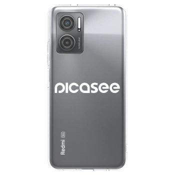Picasee silikonska prozirna maskica za Xiaomi Redmi 10 5G - Picasee - new logo - white