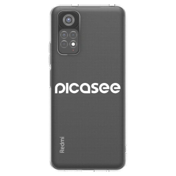 Picasee silikonska prozirna maskica za Xiaomi Redmi Note 11S 5G - Picasee - new logo - white
