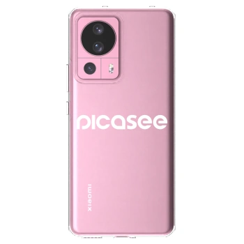 Picasee silikonska prozirna maskica za Xiaomi 13 Lite - Picasee - new logo - white