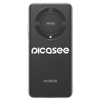 Picasee silikonska prozirna maskica za Honor Magic5 Lite 5G - Picasee - new logo - white