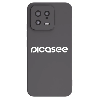 Picasee crna silikonska maskica za Xiaomi 13 - Picasee - new logo - white