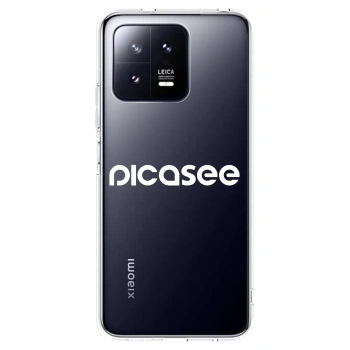 Picasee silikonska prozirna maskica za Xiaomi 13 Pro - Picasee - new logo - white