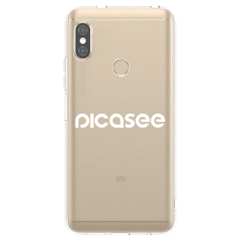 Maskica za Xiaomi Redmi Note 5 Global - Picasee - new logo - white
