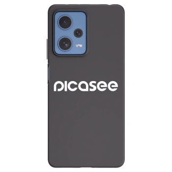 Picasee crna silikonska maskica za Xiaomi Redmi Note 12 Pro 5G - Picasee - new logo - white