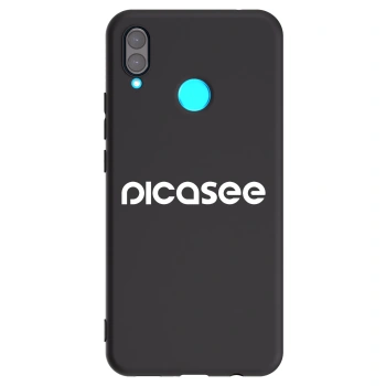Picasee crna silikonska maskica za Huawei Nova 3 - Picasee - new logo - white