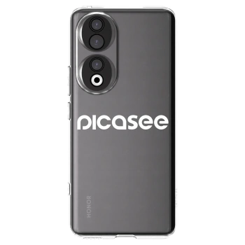 Picasee silikonska prozirna maskica za Honor 90 5G - Picasee - new logo - white