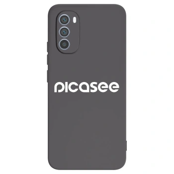 Maskica za Motorola Moto G62 - Picasee - new logo - white