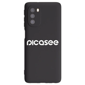 Maskica za Motorola Moto G51 - Picasee - new logo - white