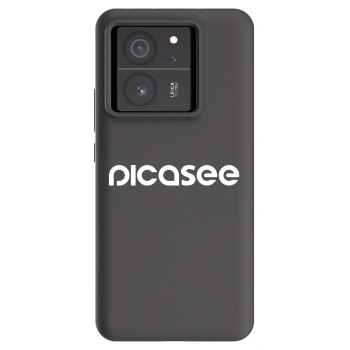 Picasee crna silikonska maskica za Xiaomi 13T Pro - Picasee - new logo - white