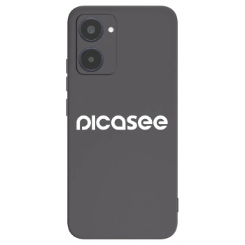 Picasee crna silikonska maskica za Realme 10 4G - Picasee - new logo - white