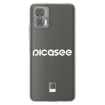 Picasee silikonska prozirna maskica za Motorola Edge 30 Neo - Picasee - new logo - white