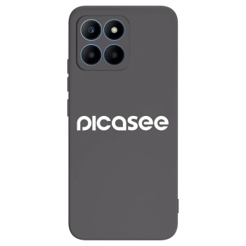 Picasee crna silikonska maskica za Honor 70 Lite - Picasee - new logo - white