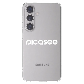 Picasee silikonska prozirna maskica za Samsung Galaxy S24 S921B 5G - Picasee - new logo - white