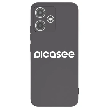 Picasee crna silikonska maskica za Xiaomi Redmi 12 5G - Picasee - new logo - white