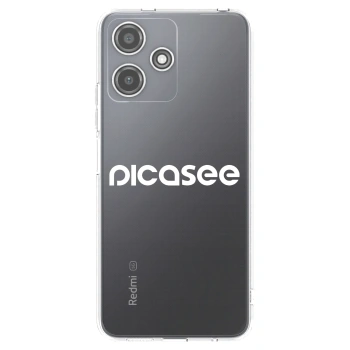 Picasee silikonska prozirna maskica za Xiaomi Redmi 12 5G - Picasee - new logo - white