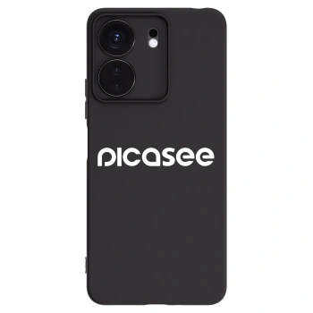 Picasee crna silikonska maskica za Xiaomi Redmi 13C 4G - Picasee - new logo - white