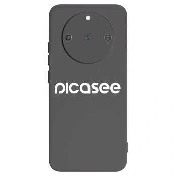 Picasee crna silikonska maskica za Realme 11 Pro+ - Picasee - new logo - white