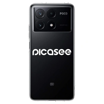Picasee silikonska prozirna maskica za Xiaomi Poco X6 Pro - Picasee - new logo - white