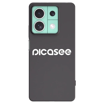 Picasee crna silikonska maskica za Xiaomi Redmi Note 13 5G - Picasee - new logo - white