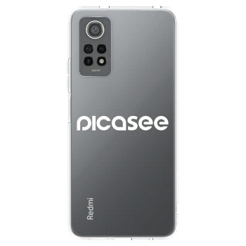 Picasee silikonska prozirna maskica za Xiaomi Redmi Note 12 Pro 4G - Picasee - new logo - white