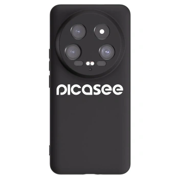 Picasee crna silikonska maskica za Xiaomi 14 Ultra - Picasee - new logo - white