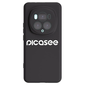 Picasee crna silikonska maskica za Honor Magic6 Pro - Picasee - new logo - white
