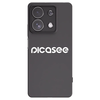 Picasee crna silikonska maskica za Xiaomi Redmi Note 13 Pro 4G - Picasee - new logo - white