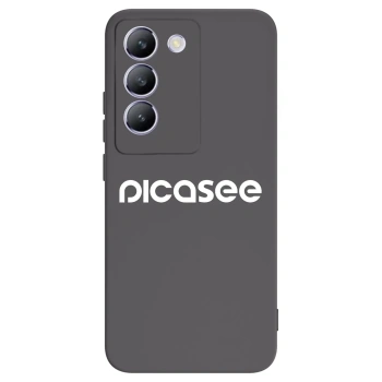 Picasee crna silikonska maskica za Vivo V40 SE 5G - Picasee - new logo - white