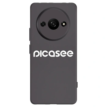 Picasee crna silikonska maskica za Xiaomi Redmi A3 - Picasee - new logo - white