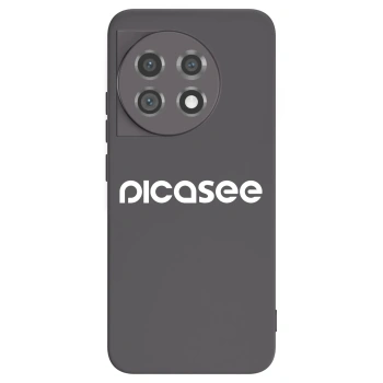 Picasee crna silikonska maskica za OnePlus 11 5G - Picasee - new logo - white