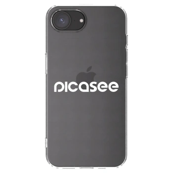 Picasee silikonska prozirna maskica za Apple iPhone 16e - Picasee - new logo - white