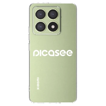 Picasee silikonska prozirna maskica za Xiaomi 14T - Picasee - new logo - white