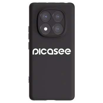 Picasee crna silikonska maskica za Xiaomi Redmi Note 14 Pro+ 5G - Picasee - new logo - white