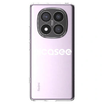 Picasee silikonska prozirna maskica za Xiaomi Redmi Note 14 Pro+ 5G - Picasee - new logo - white