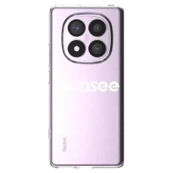 Picasee silikonska prozirna maskica za Xiaomi Redmi Note 14 Pro 5G - Picasee - new logo - white