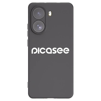 Picasee crna silikonska maskica za Xiaomi Poco X7 - Picasee - new logo - white