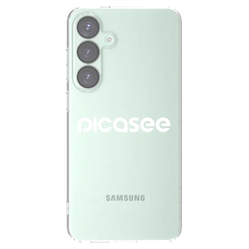 Picasee silikonska prozirna maskica za Samsung Galaxy S25+ 5G - Picasee - new logo - white
