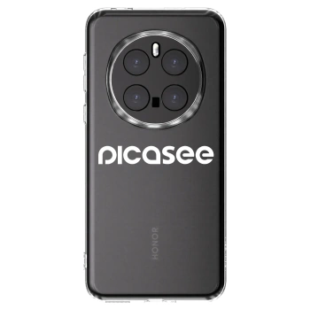 Picasee silikonska prozirna maskica za Honor Magic7 Pro 5G - Picasee - new logo - white