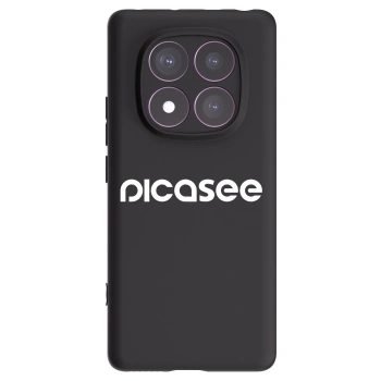 Picasee crna silikonska maskica za Xiaomi Redmi Note 14 Pro 4G - Picasee - new logo - white