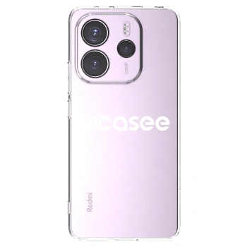 Picasee silikonska prozirna maskica za Xiaomi Redmi Note 14 4G - Picasee - new logo - white