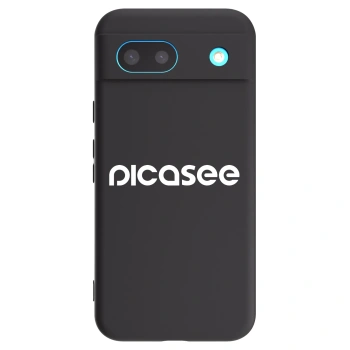 Picasee crna silikonska maskica za Google Pixel 8 - Picasee - new logo - white