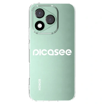 Picasee silikonska prozirna maskica za Honor 400 Lite 5G - Picasee - new logo - white