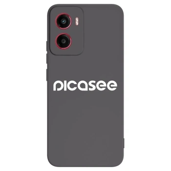 Picasee crna silikonska maskica za Motorola Moto G05 - Picasee - new logo - white