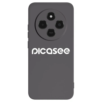 Picasee crna silikonska maskica za Xiaomi Poco C75 - Picasee - new logo - white