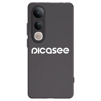 Picasee crna silikonska maskica za Vivo V50 Lite 5G - Picasee - new logo - white